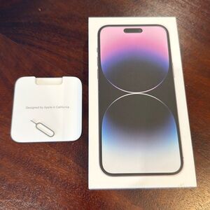 IPHONE 14 PRO MAX box + sim pin